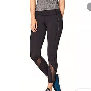 Lululemon Inspire Tight II Mesh Black Leggings Size 4